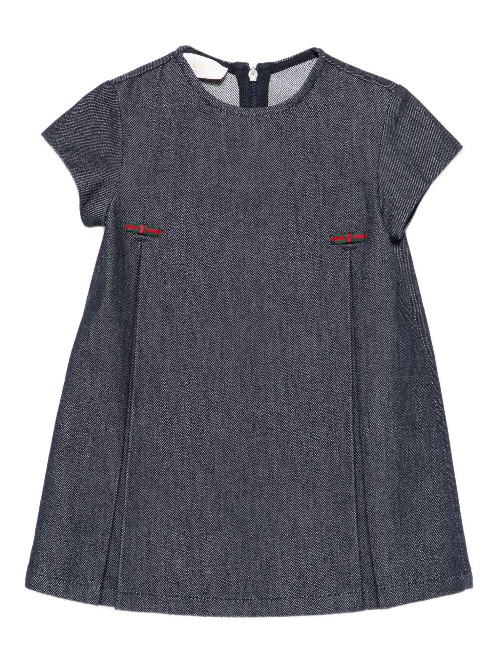 Abito blu scuro per neonata 840353XDDCN 4759 Gucci Kids 