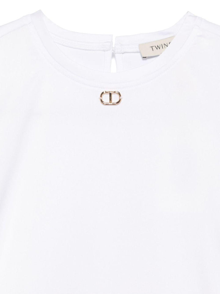 T-shirt bianca per bambina
