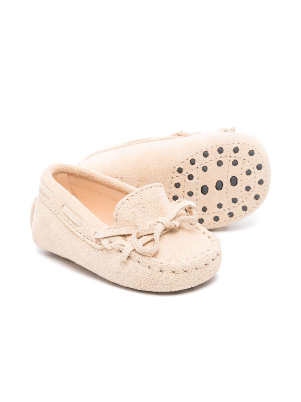 Mocassini beige chiaro per neonato