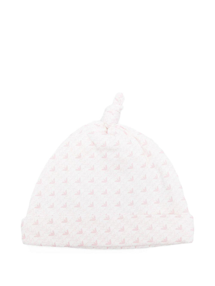 Cappello bianco per neonata EY000005AF10913 F4012 Emporio Armani Kids 