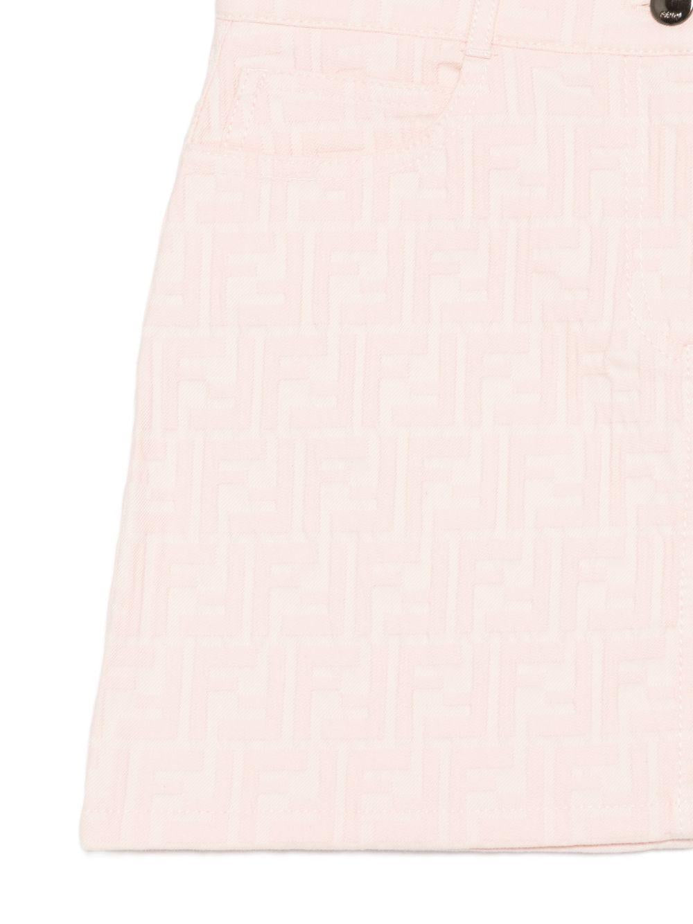Gonna rosa per bambina JFE203AVW1 F1UL9 Fendi Kids 