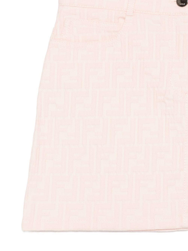 Gonna rosa per bambina JFE203AVW1 F1UL9 Fendi Kids 