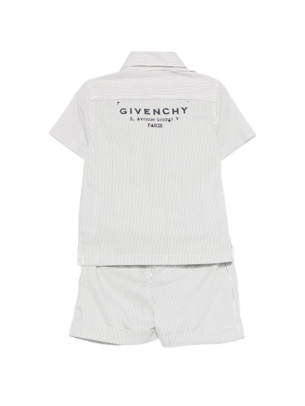 Completo ecru marine per neonato H31189 N78 Givenchy Kids 