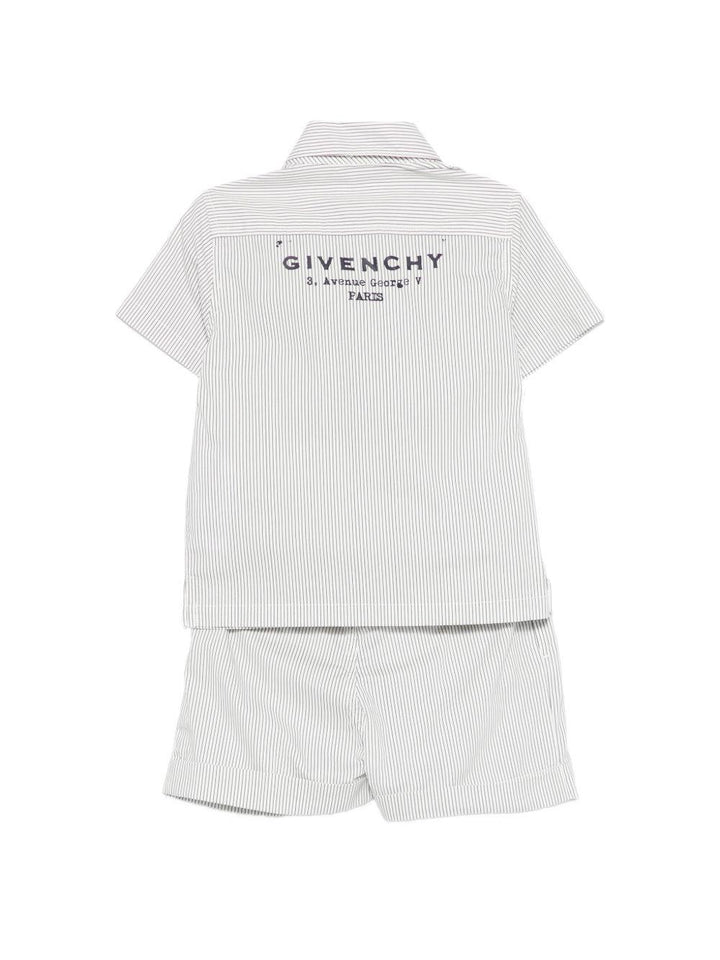 Completo ecru marine per neonato H31189 N78 Givenchy Kids 