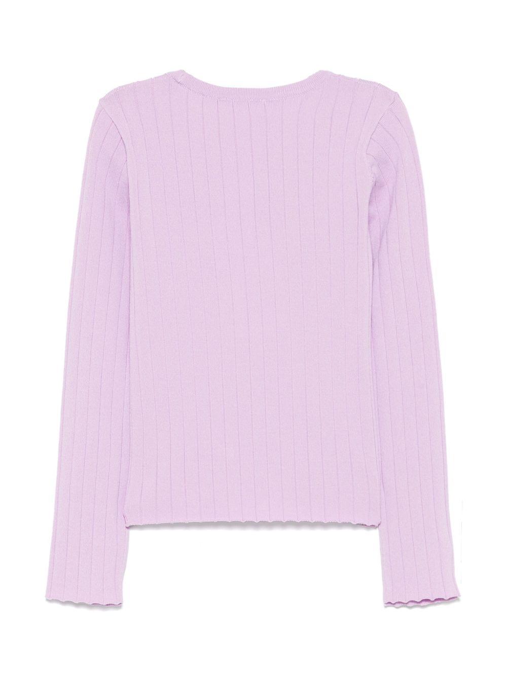 Maglione viola per bambina