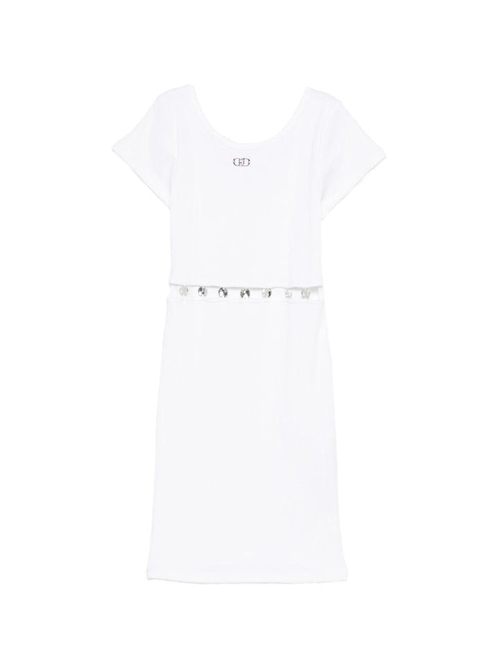 Abito bianco per bambina GA6144J4822 10601 Liu Jo 
