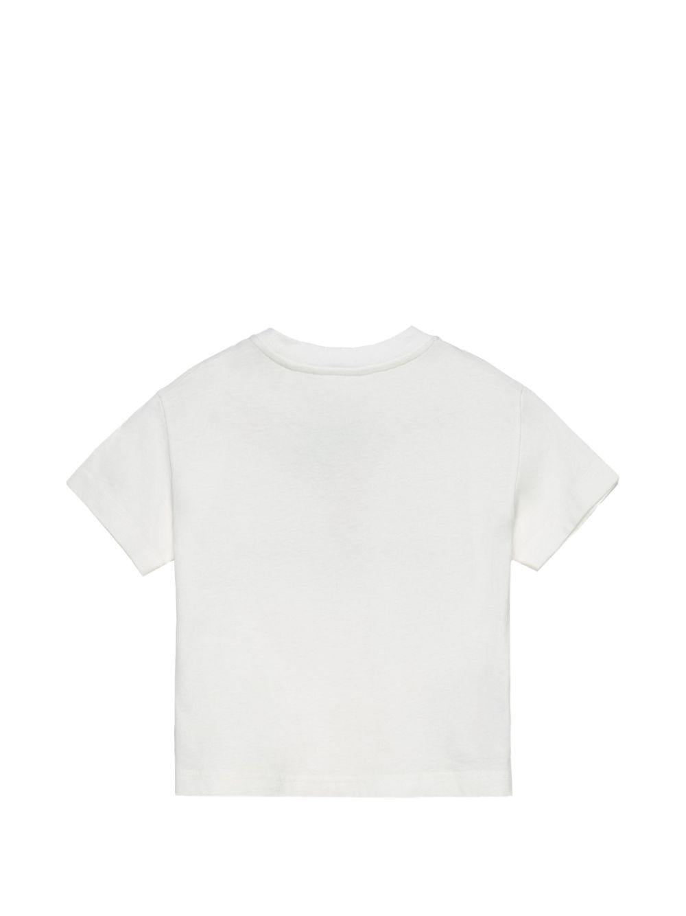 T-shirt bianco per bambino PBAA003S26JER002 002 Palm Angels Kids 