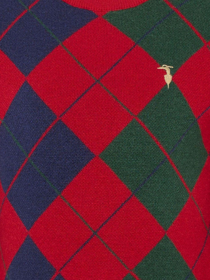 Maglione rosso per bambino TBA25062MA EMB Trussardi Kids 