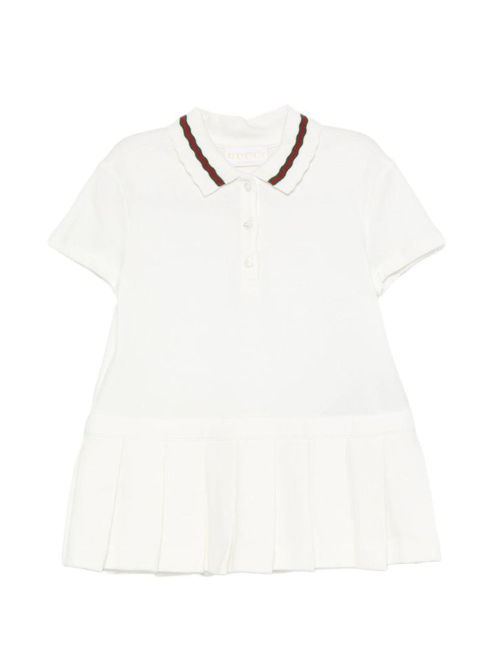 Abito bianco per neonata 852838XJHRS 9024 Gucci Kids 