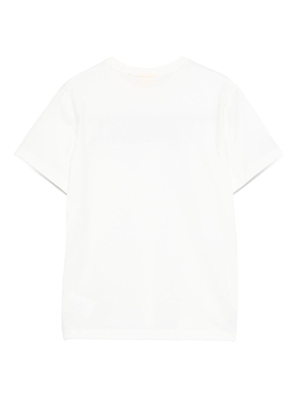 T-shirt bianco per bambino OBAA002F25JER001 0145 Off White Kids 