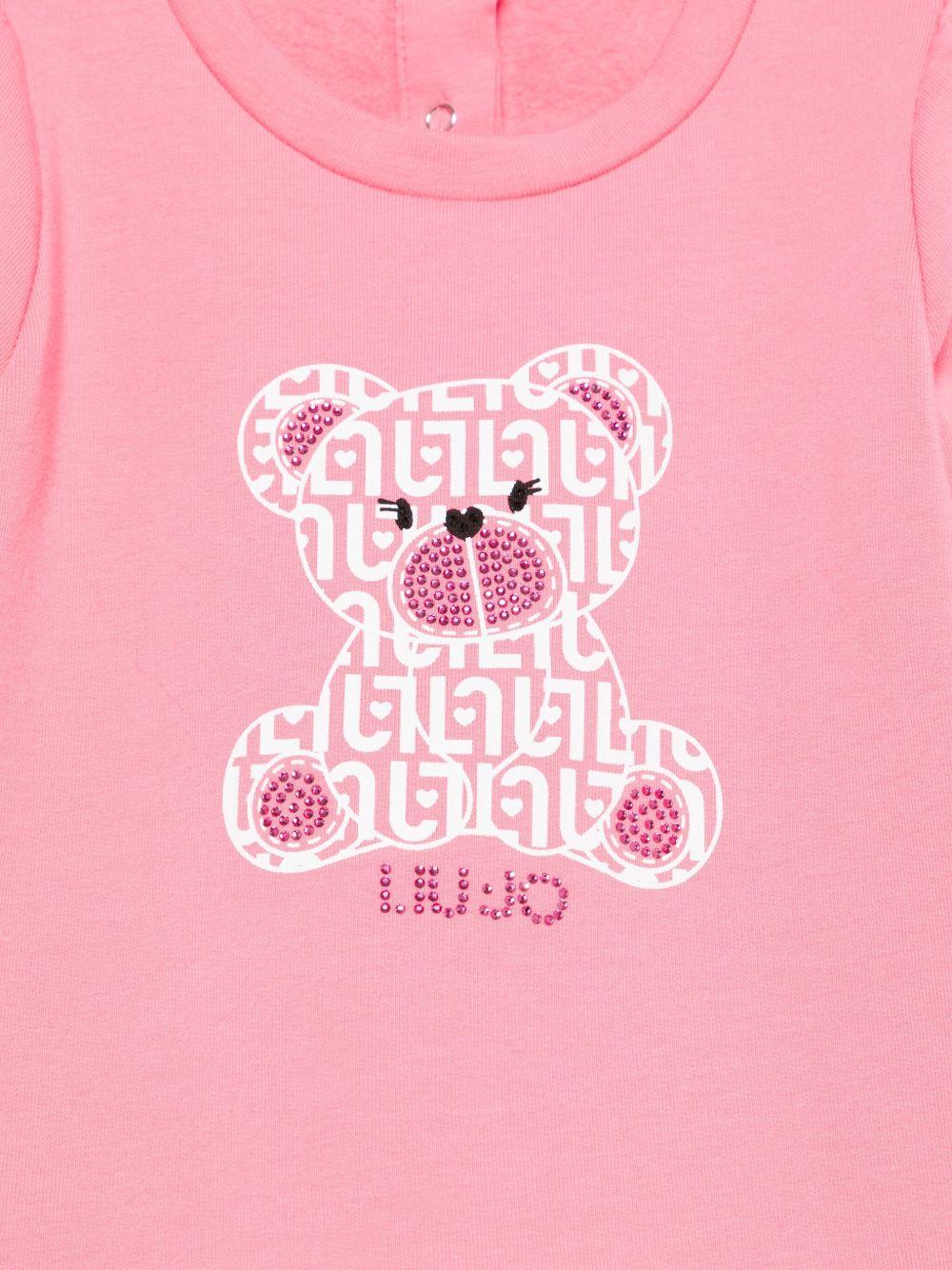 Felpa rosa per neonata HF5049F0724 M9815 Liu Jo 