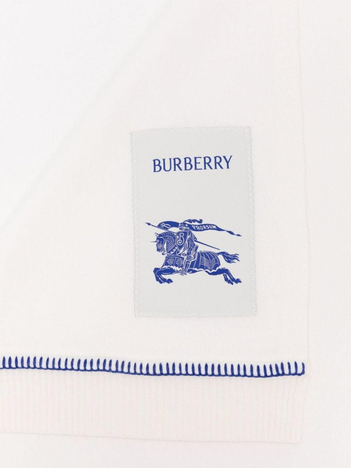 Coperta bianca per neonato 8089362 A1452 Burberry Kids 