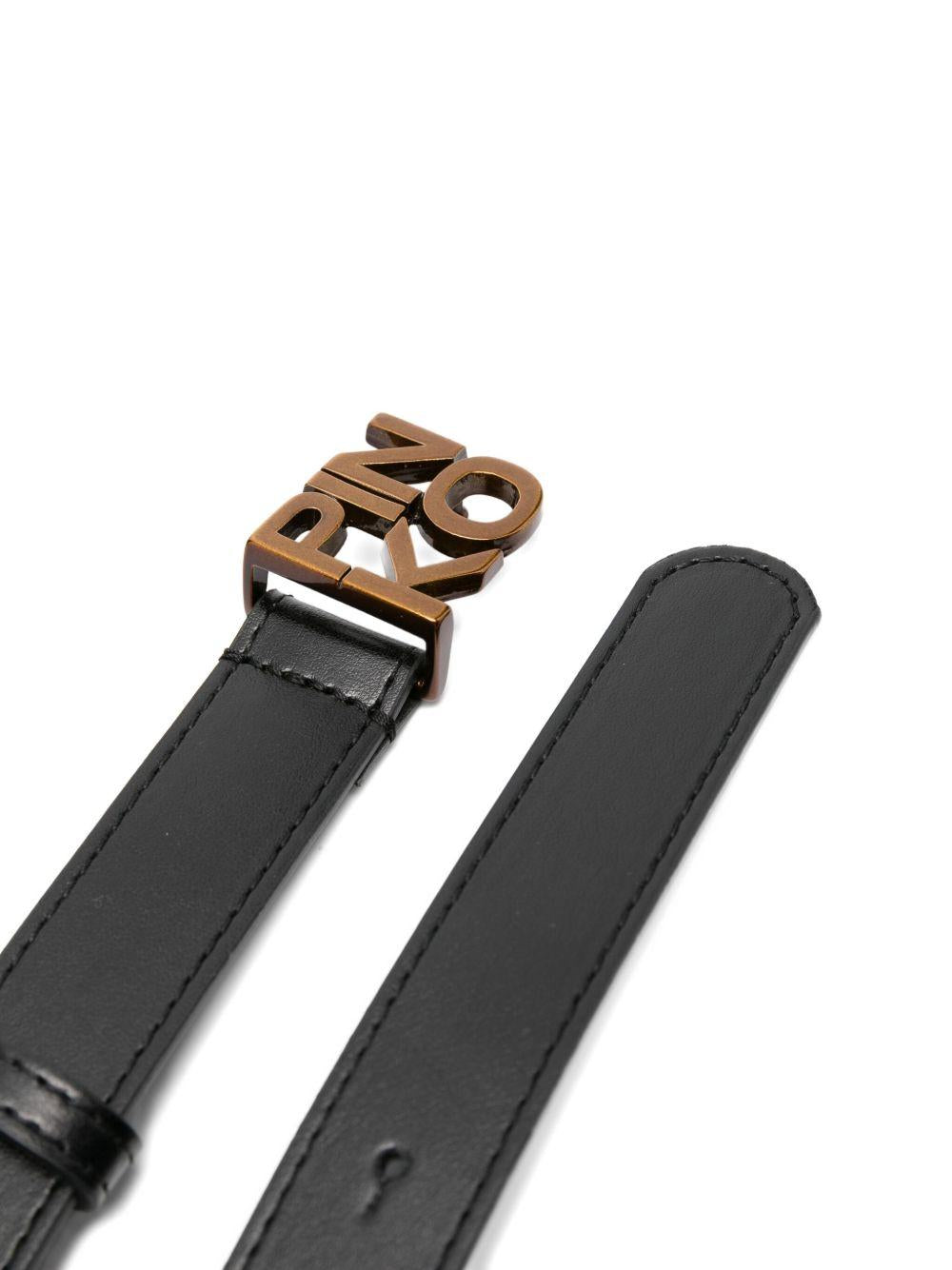 Cintura nera per bambina KFAV002CTV100 N000 Pinko Kids 