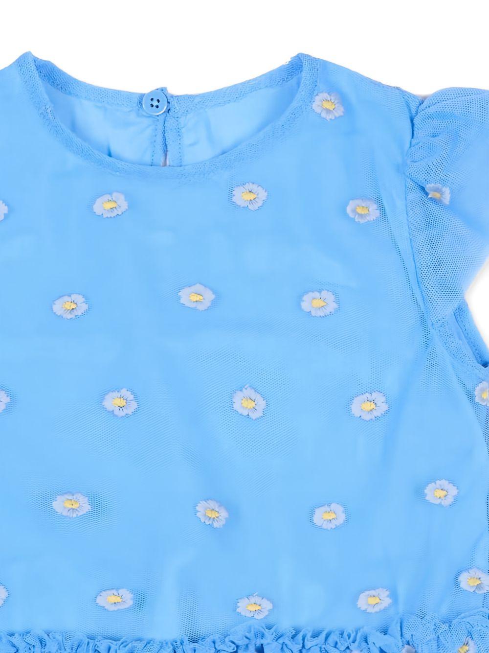 Abito blu per neonata TY1051Z3653 636EM Stella McCartney Kids 