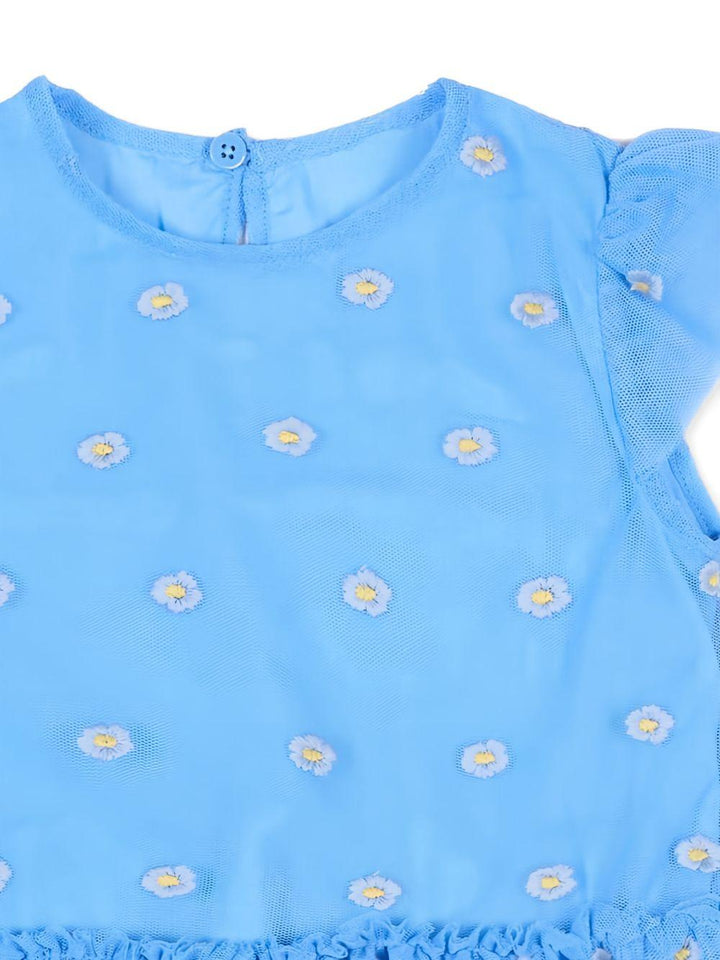 Abito blu per neonata TY1051Z3653 636EM Stella McCartney Kids 