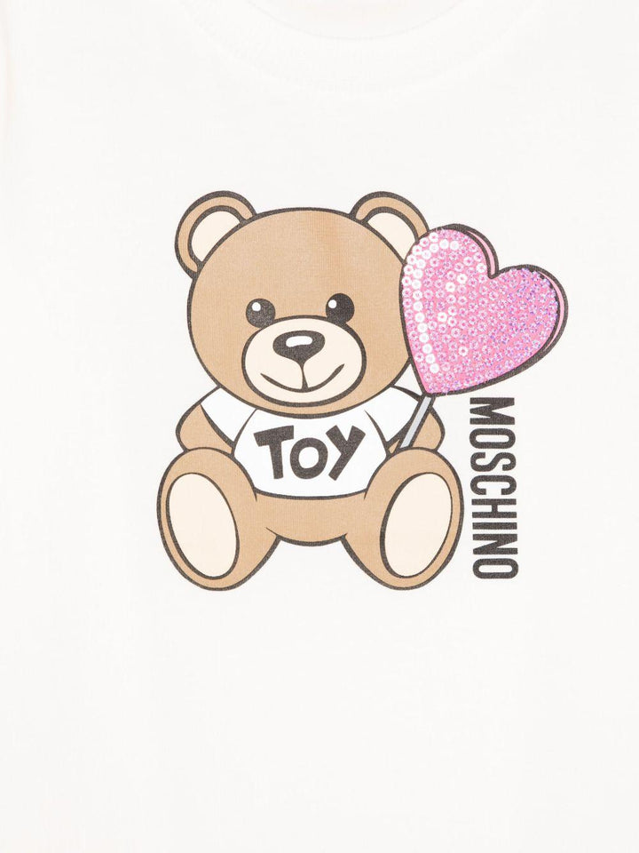 T-shirt bianca per bambina