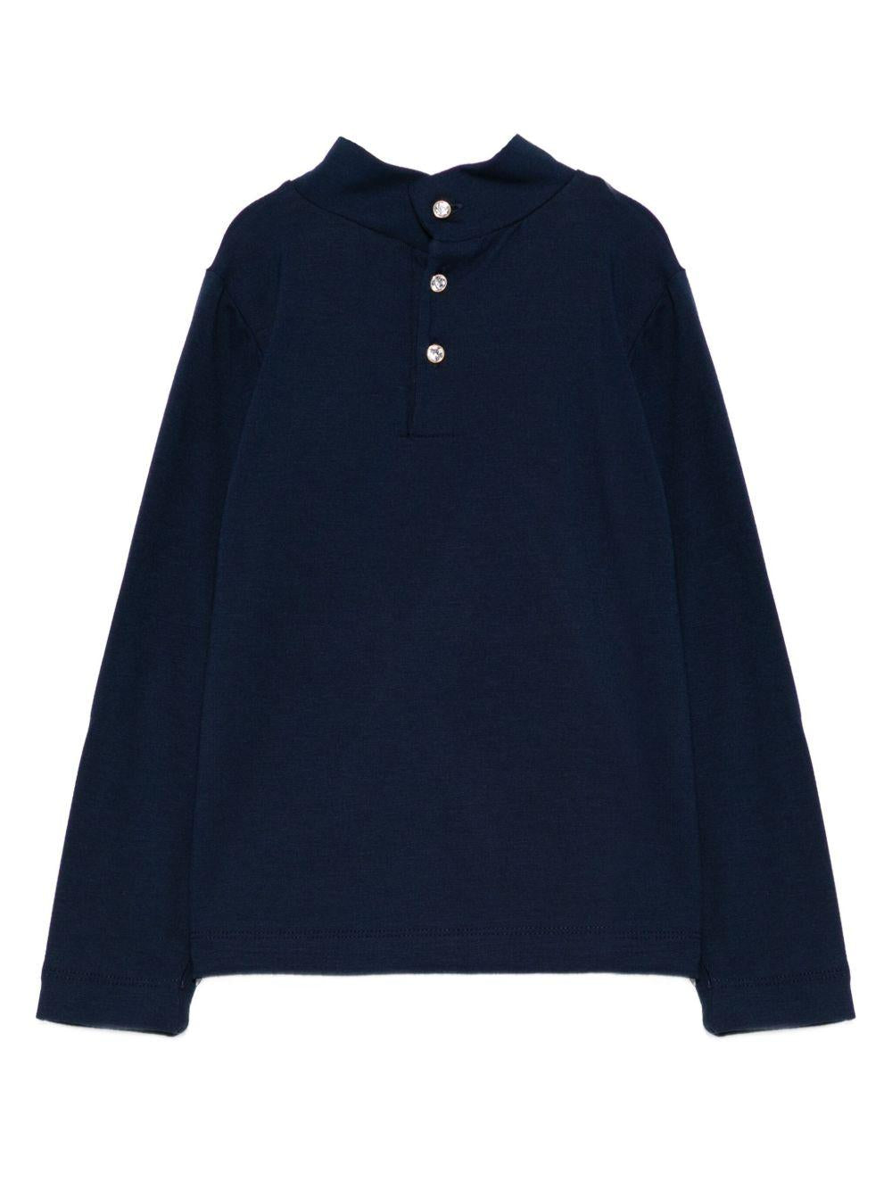 T-shirt blu scuro per bambina 5607 060 Abel & Lula 