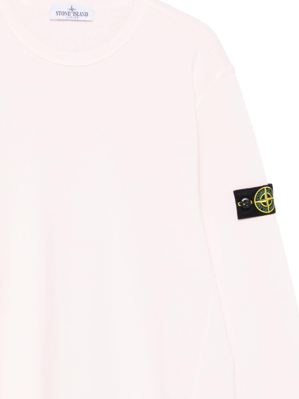 Felpa rosa per bambino 66100005S0040 V0080 Stone Island Kids 