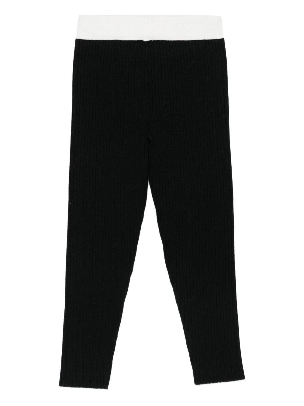 Leggins nere per bambina EFPA301CFL040 D748 Elisabetta Franchi Kids 