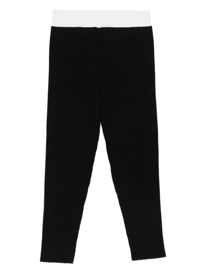 Leggins nere per bambina EFPA301CFL040 D748 Elisabetta Franchi Kids 