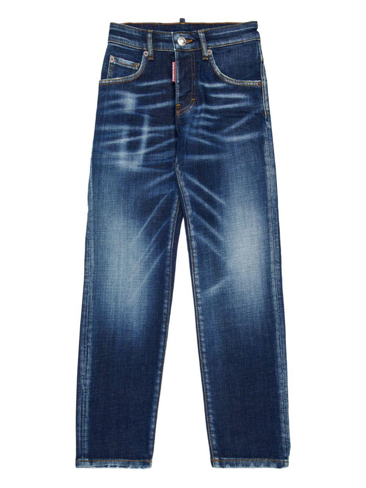 Jeans blu indaco per bambino