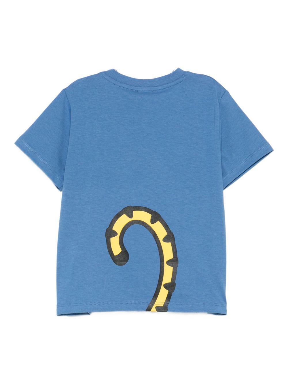 T-shirt blu celo per bambino K61300 780 Kenzo Kids 