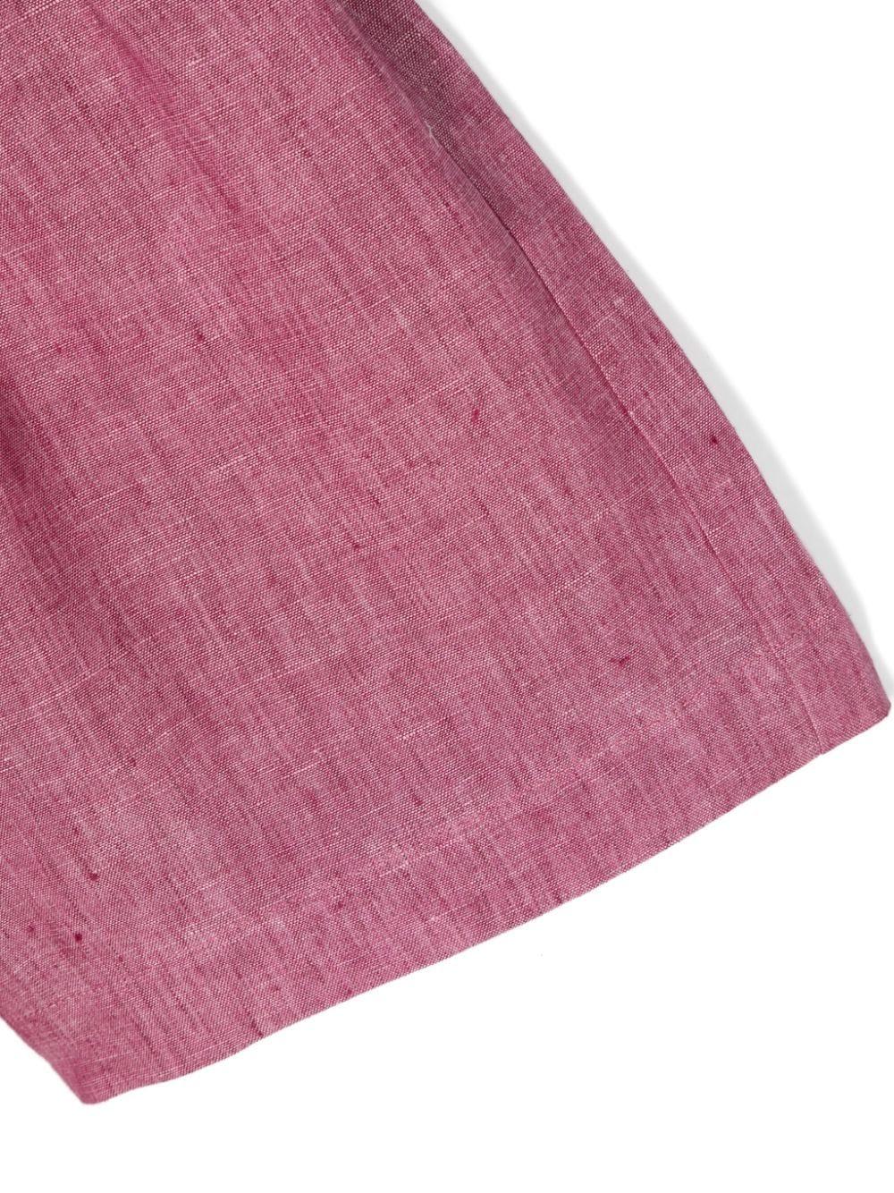 Amatista purple Bermuda shorts for girls