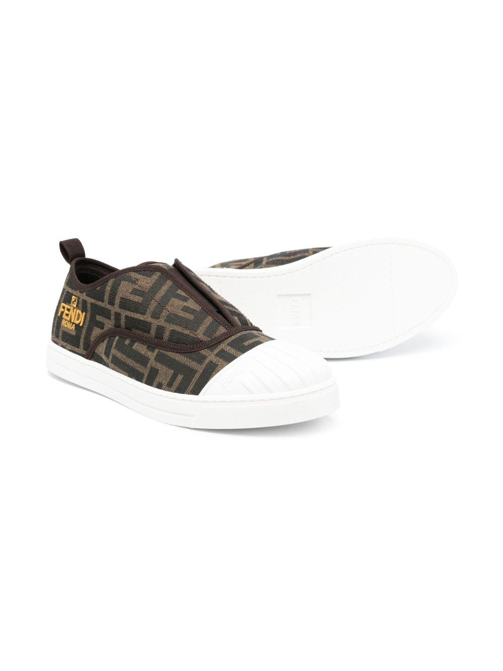 Sneakers marroni per bambino
