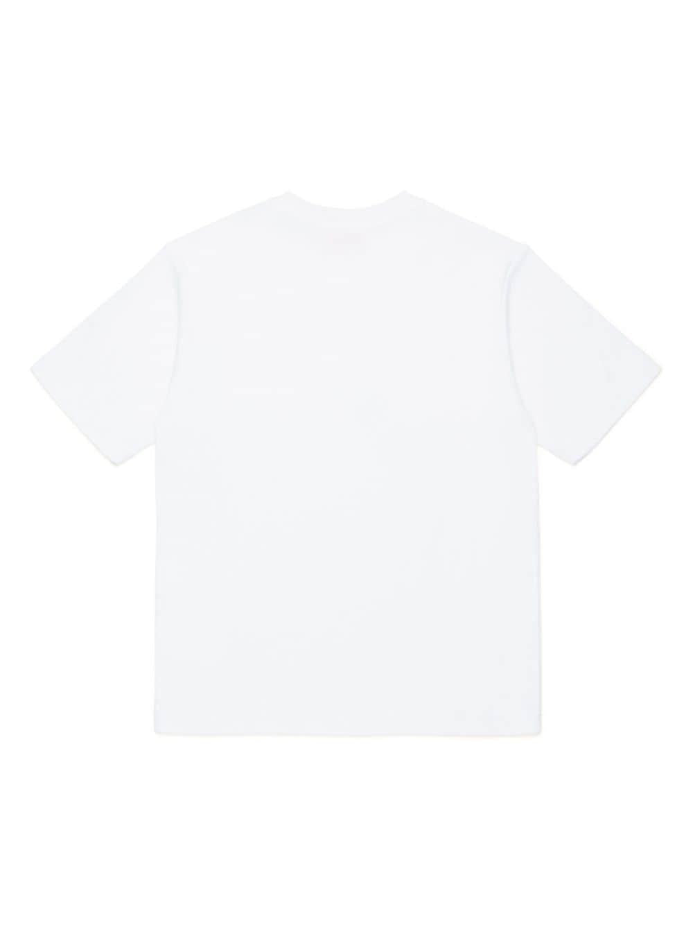 White cotton t-shirt for children