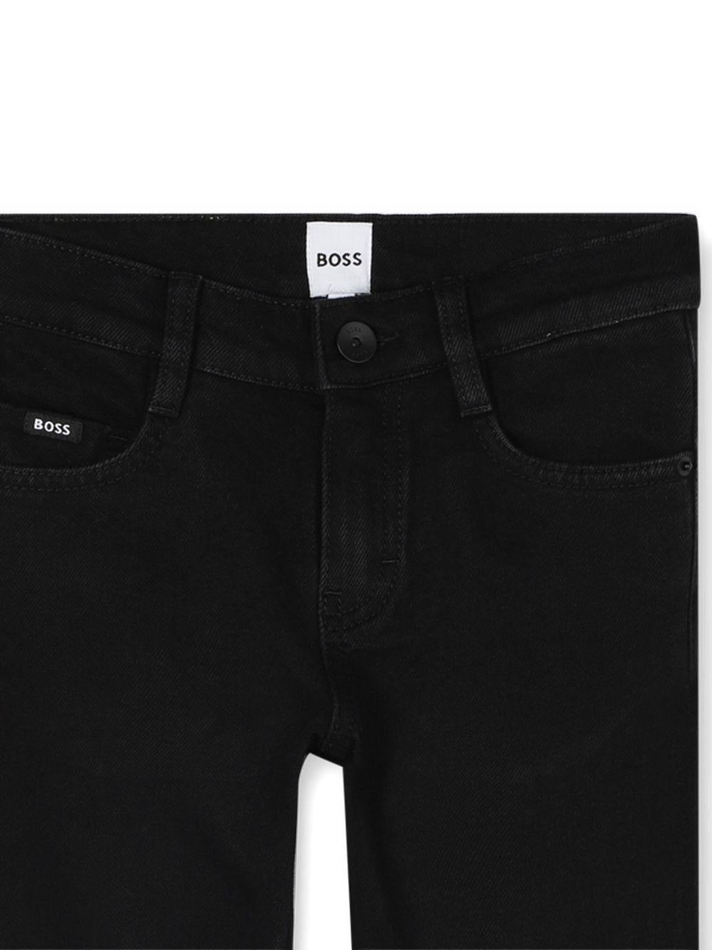 Pantalone nero per bambino J52310 09B Boss Kids 