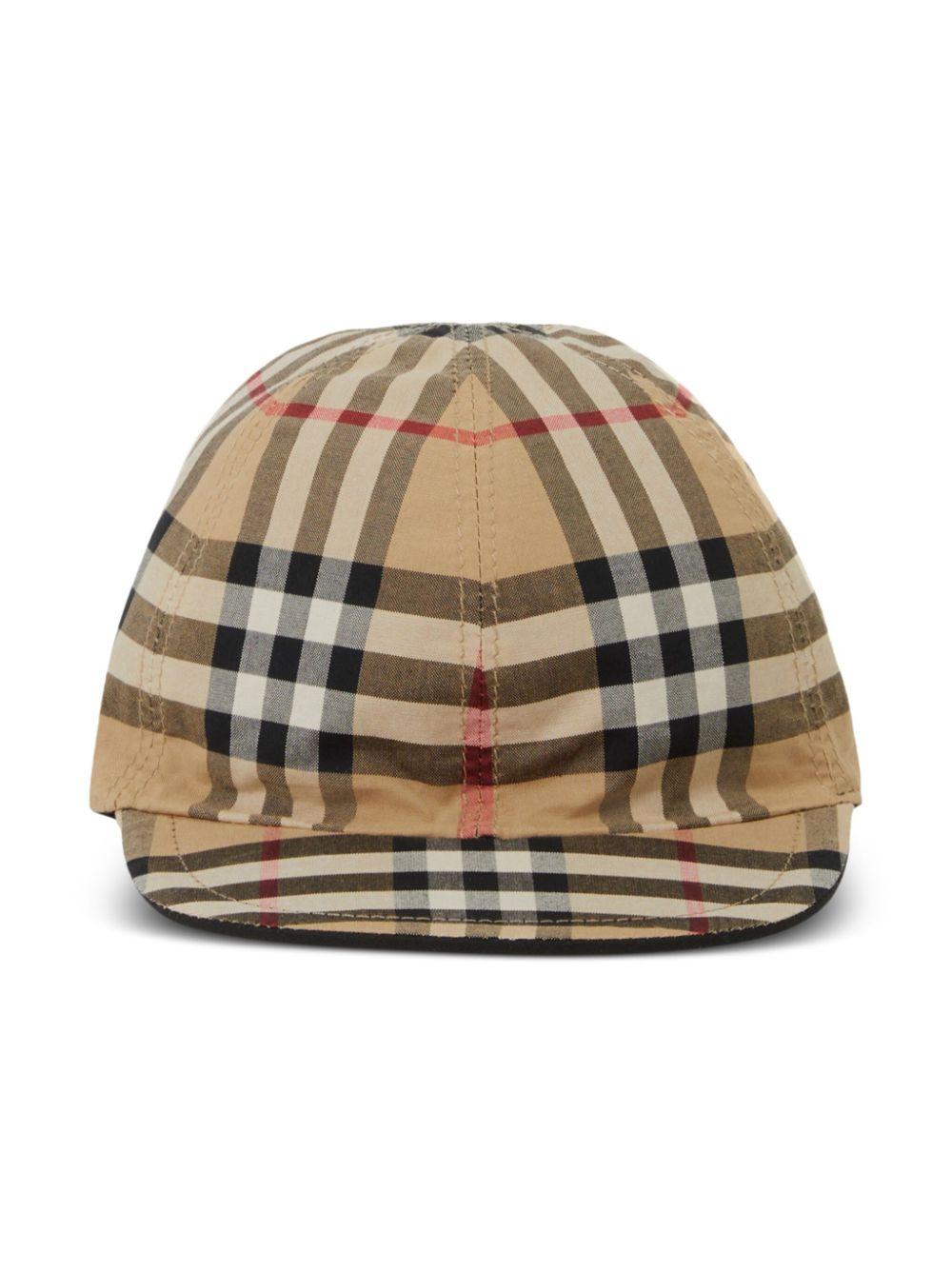Cappellino da baseball nero per bambino 8070617 A1189 Burberry Kids 