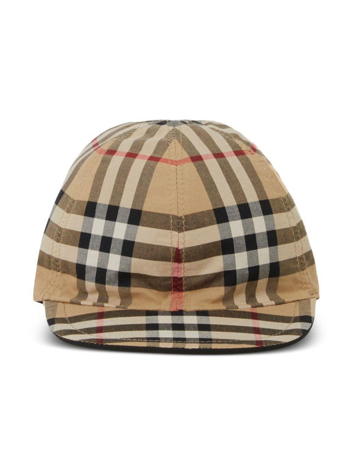 Cappellino da baseball nero per bambino 8070617 A1189 Burberry Kids 