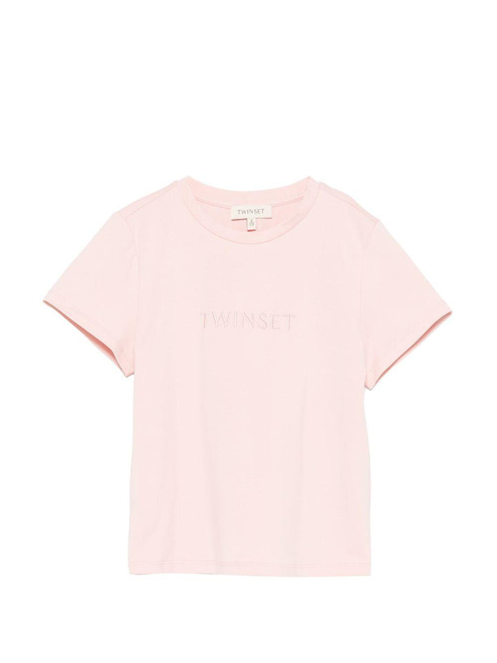 T-shirt rosa per bambina 261GJ2252 10021 Twin Set 
