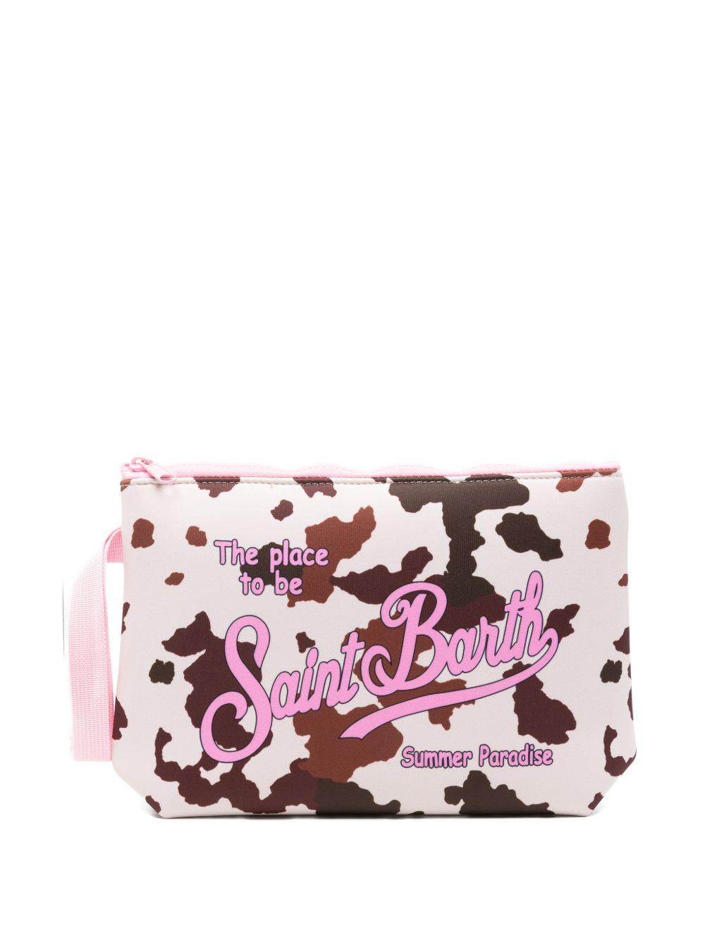 Pochette bianca/marrone per bambina ALI0021 00274L MC2 Saint Barth Kids 