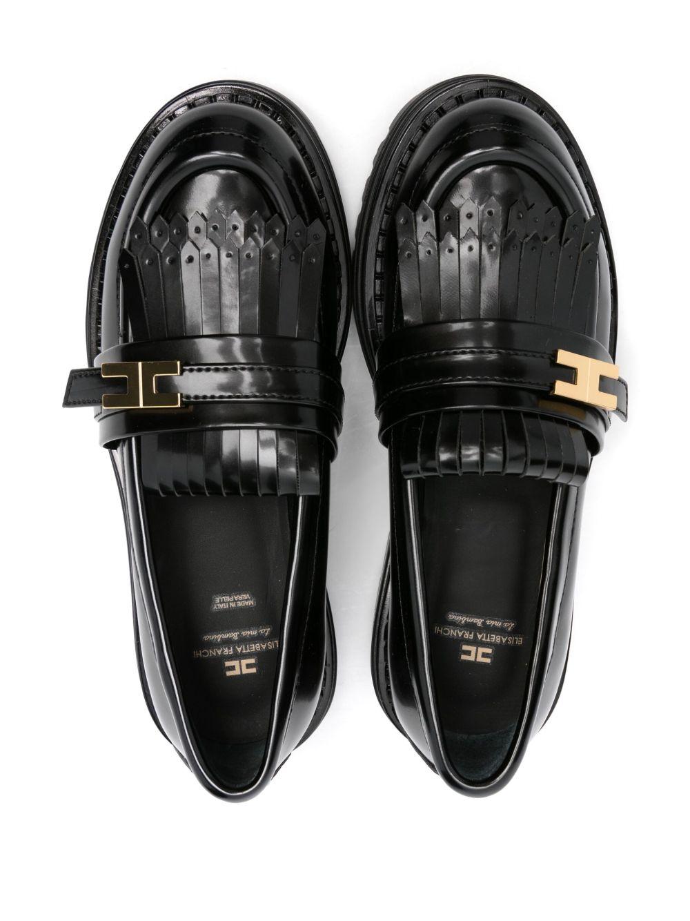 Scarpe nere per bambina F4A4E03981259 930 Elisabetta Franchi Kids 