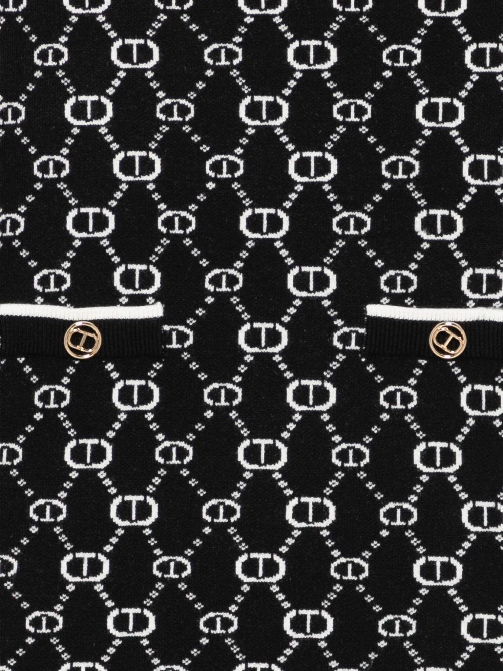 Abito nero per bambina 252GJ3020 12795 Twin Set 