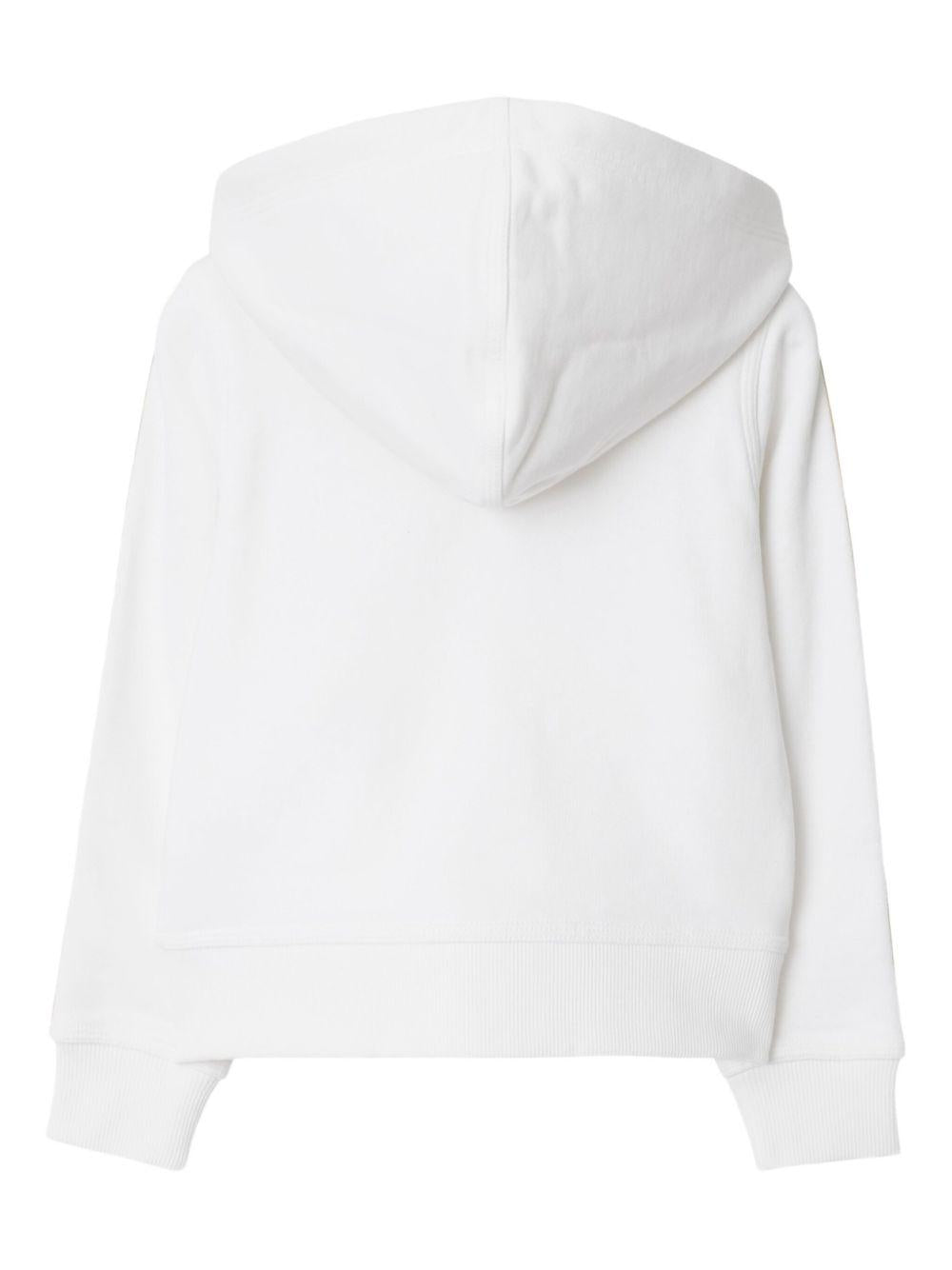 Felpa bianca per bambina 8111903 A1464 Burberry Kids 