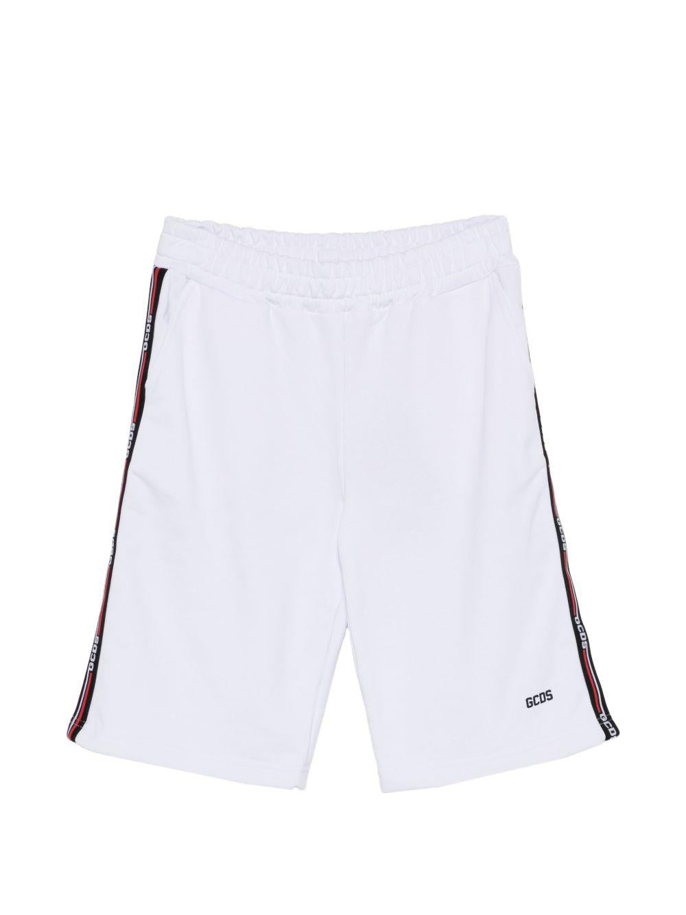 Bermuda bianca per bambino C1BJQL554F004 100B Gcds Kids 