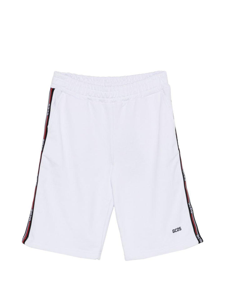 Bermuda bianca per bambino C1BJQL554F004 100B Gcds Kids 