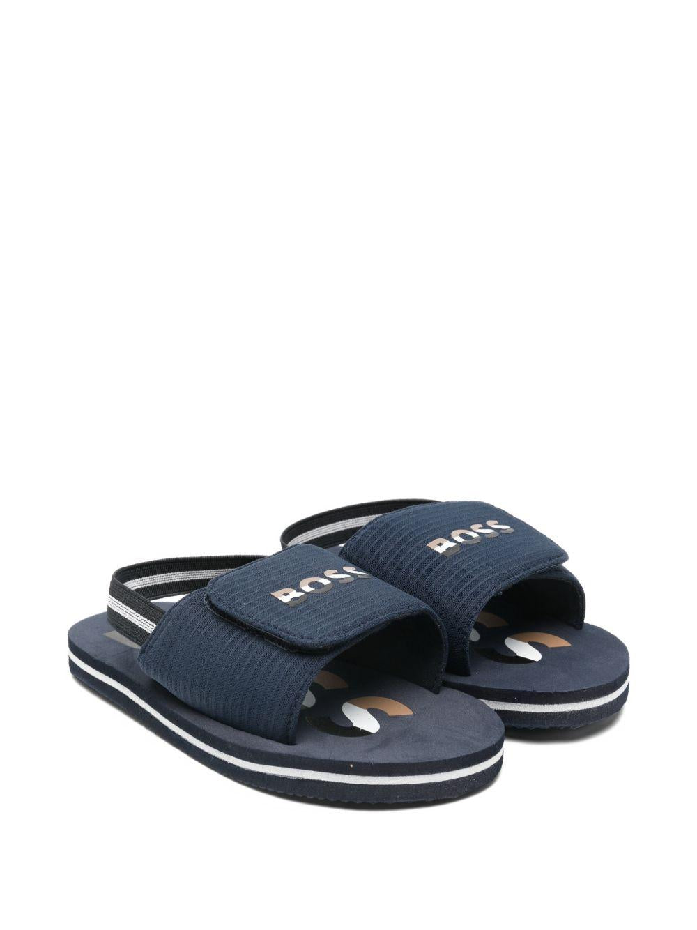 Ciabbatta blu per bambino J53242 849 Boss Kids 