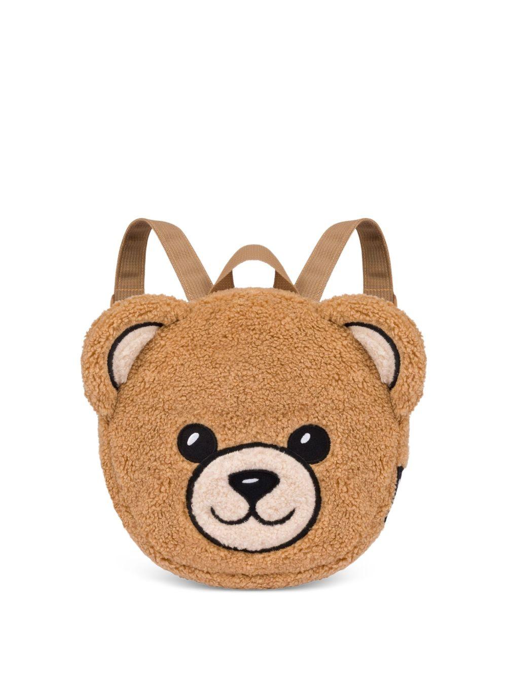 Zaino marrone per bambino MUX05ELIA00 20351 Moschino Kids 