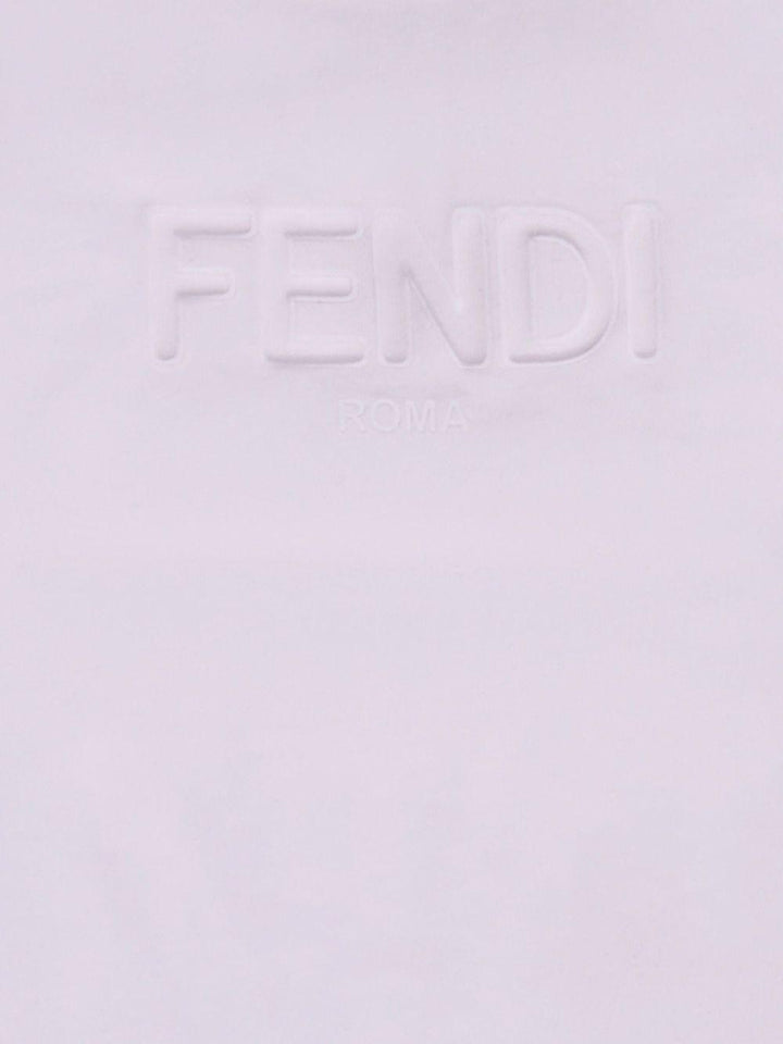 T-shirt viola chiaro per neonata BUI1107AJ F0TU9 Fendi Kids 