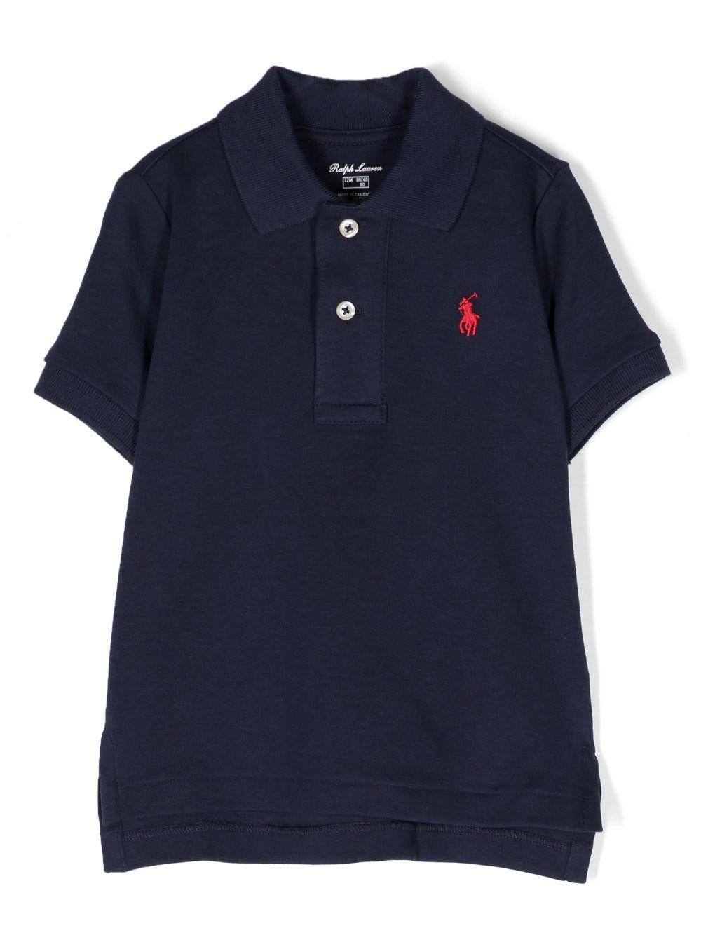 Polo blu navy per neonato