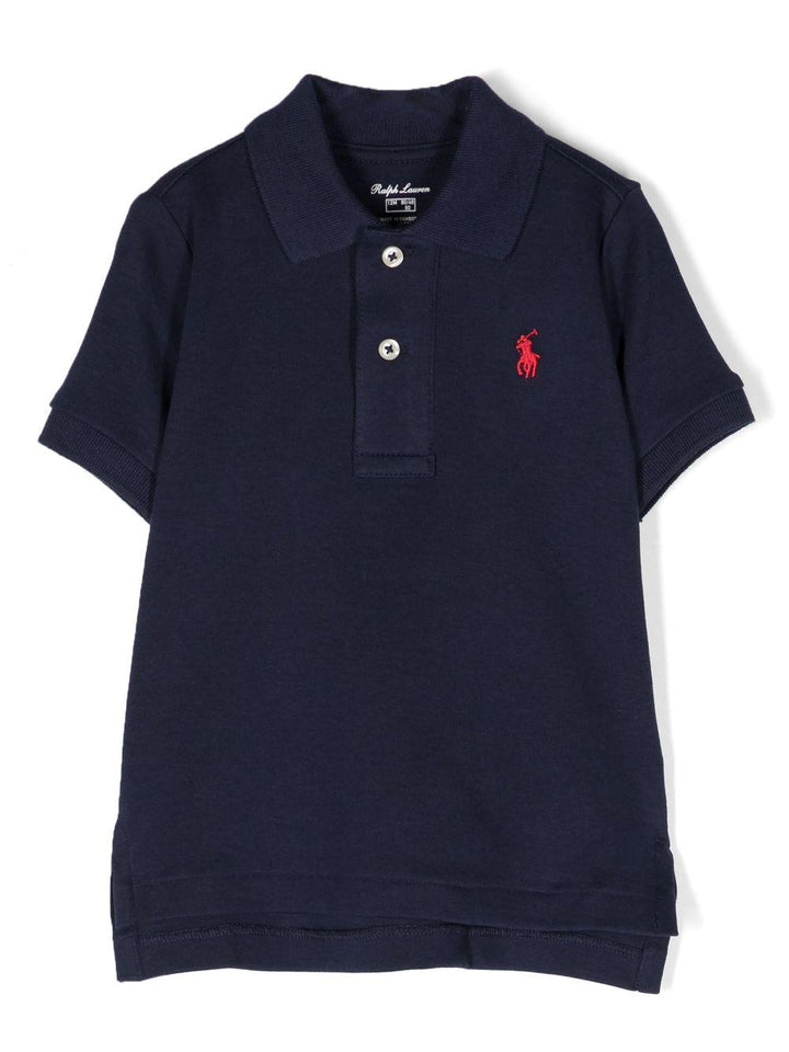 Polo blu navy per neonato