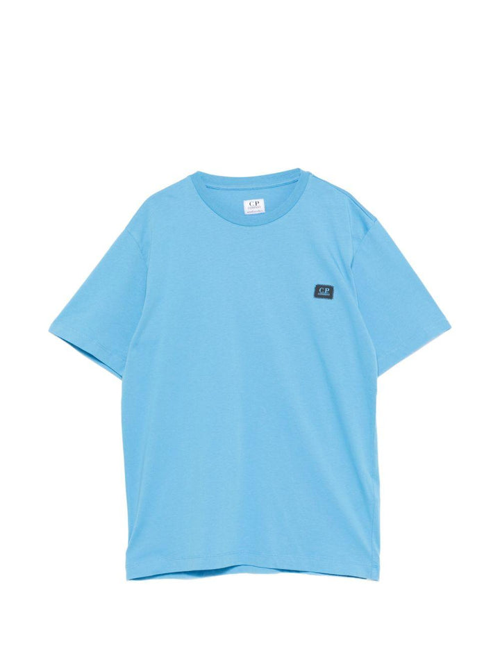 T-shirt azzurro per bambino CMM00SLAA17 41100 C.P Company Kids 