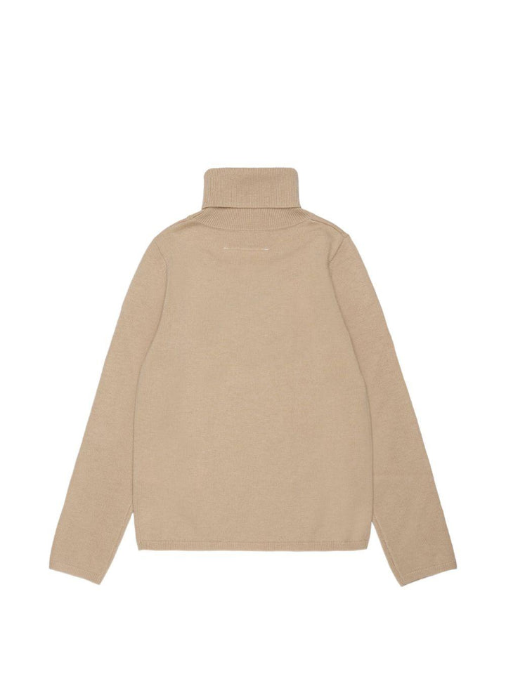 Maglione marrone chiaro per bambino M61064MM06Q M6712 MM6 Kids 