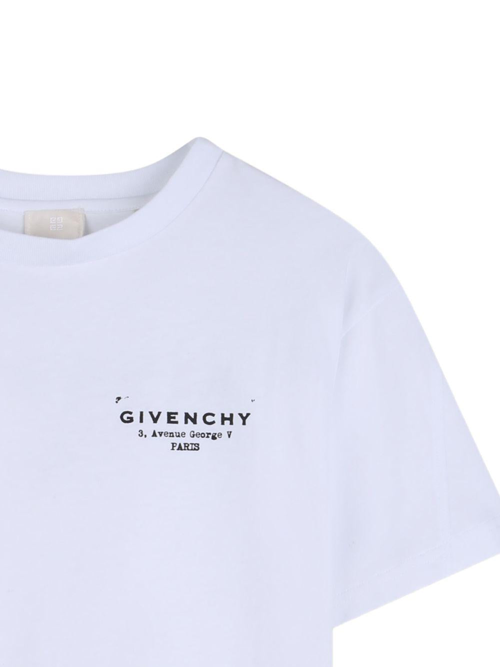 T-shirt bianca per bambino H31075 10P Givenchy Kids 
