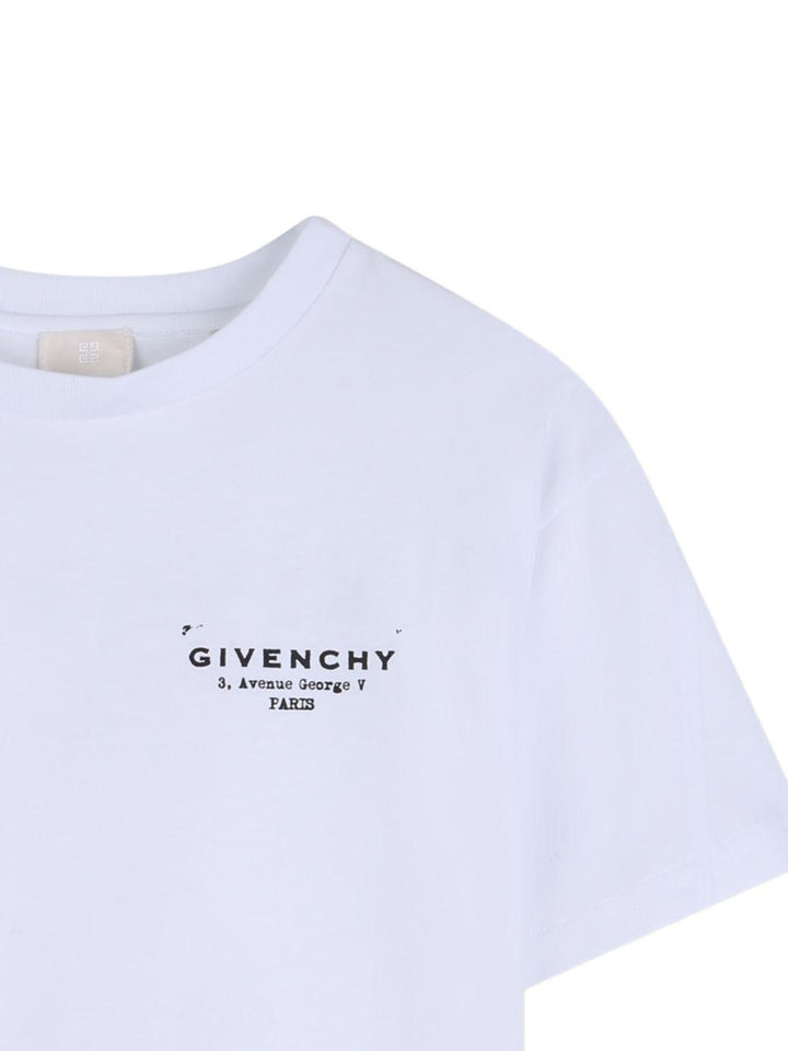 T-shirt bianca per bambino H31075 10P Givenchy Kids 