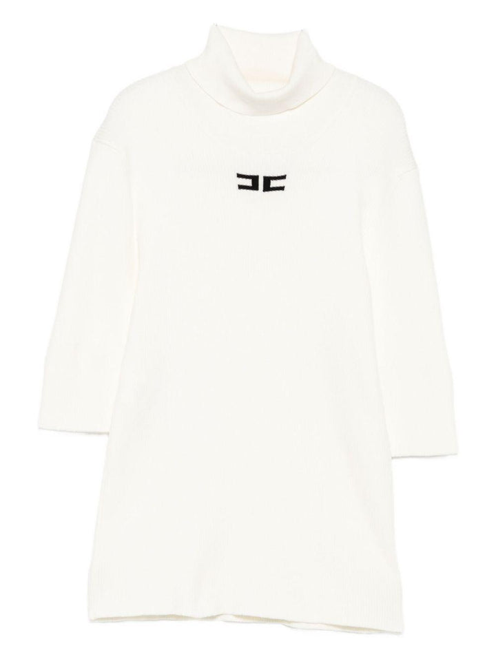 Abito bianco per bambina EFMA176CFL229 D759 Elisabetta Franchi Kids 