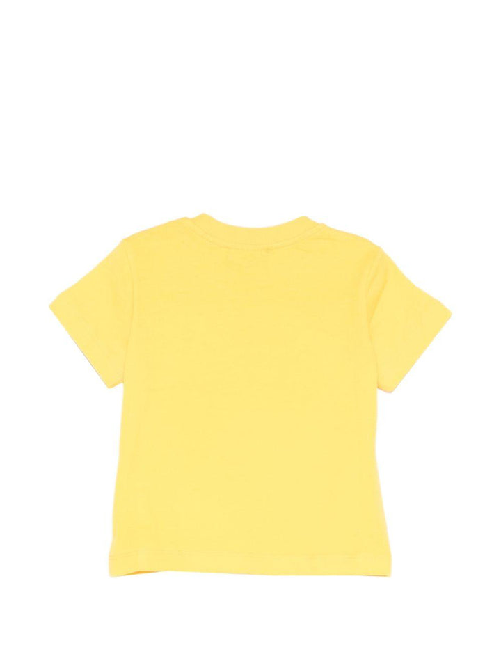 T-shirt gialla per neonato MUM04KLAA17 50577 Moschino Kids 